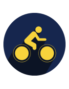 Mountain bike MTB per percorsi off-road